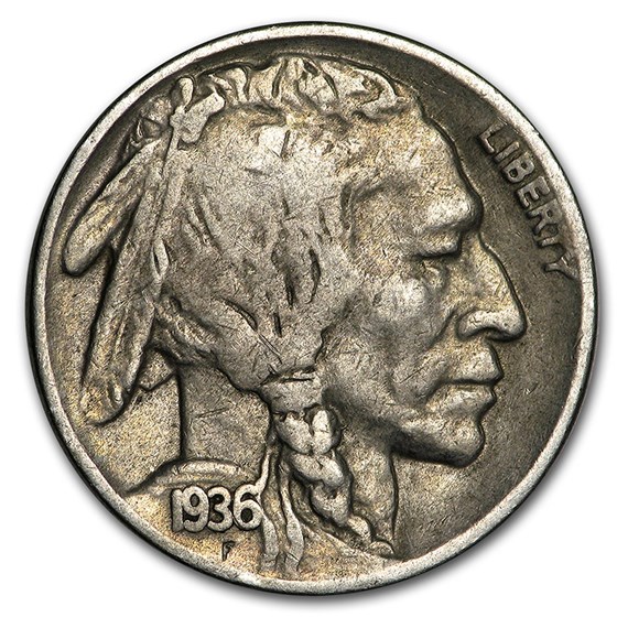 1936-D Buffalo Nickel Good+ 1936-D Buffalo Nickel Good+